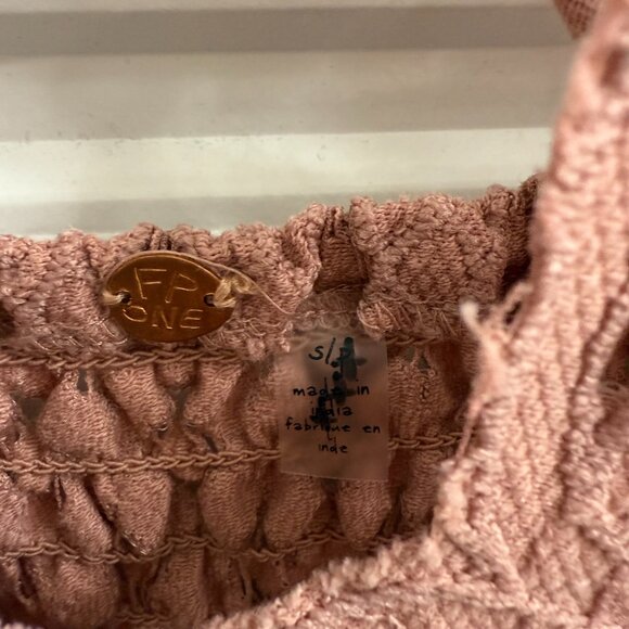 Free People Pink adella Mini Dress - Picture 3 of 3
